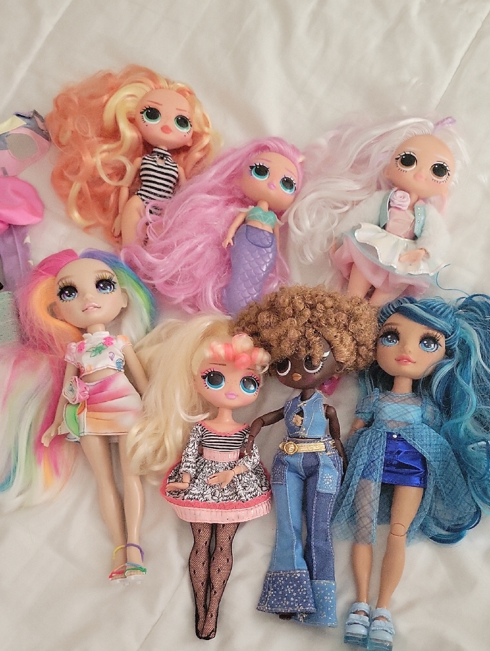 L.O.L. Surprise! Dolls Assorted Pink, Blue & Blonde Fashion Toy Set